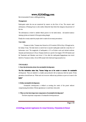 ESIA UNIT 1 Introduction Notes - OCE751 – ENVIRONMENTAL AND SOCIAL ...