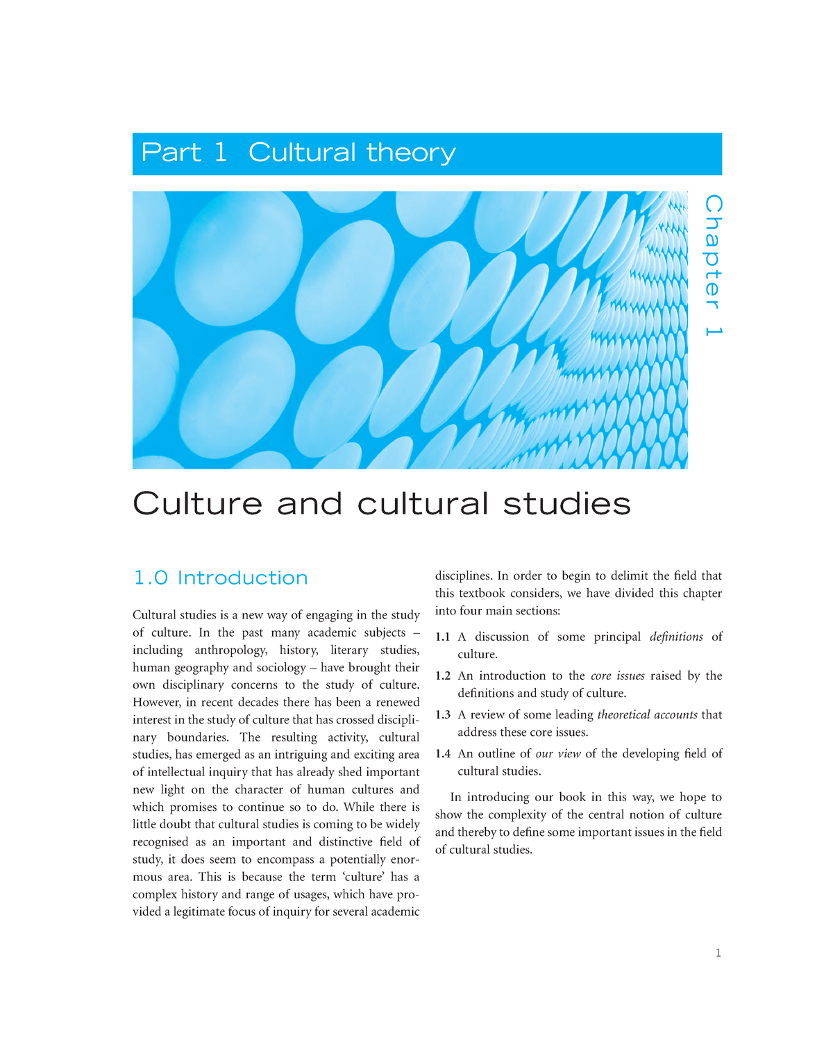 Introduction To Cultural Studies 2 - 1 Introduction Cultural Studies Is ...