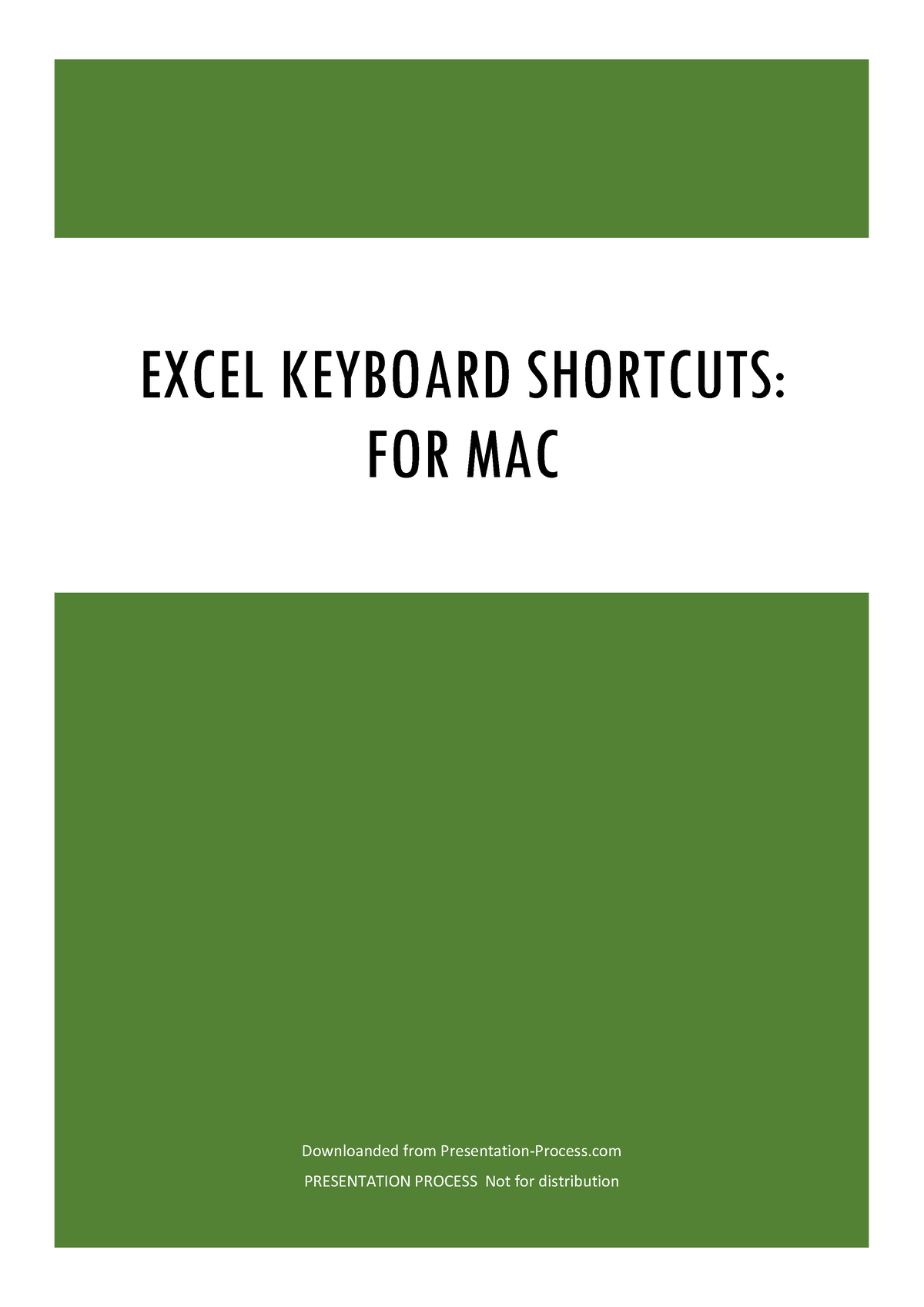 Excel Keyboard Shortcuts - Downloanded from Presentation-Process ...