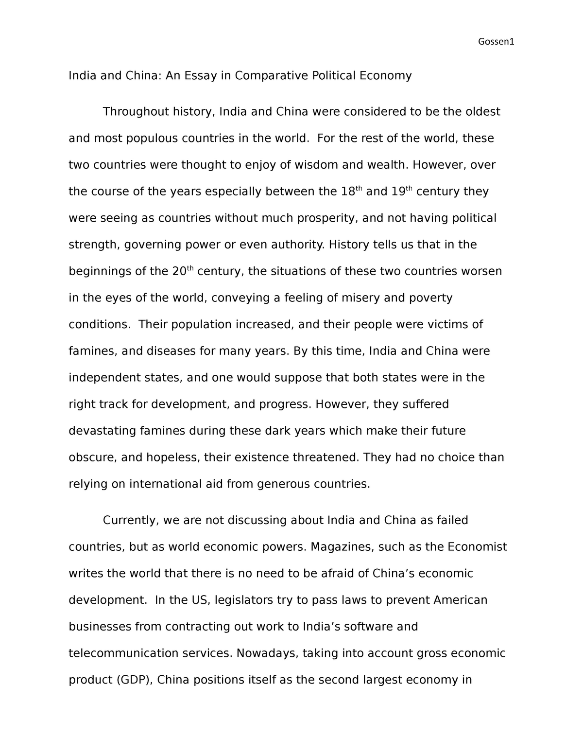 india china relations essay 300 words