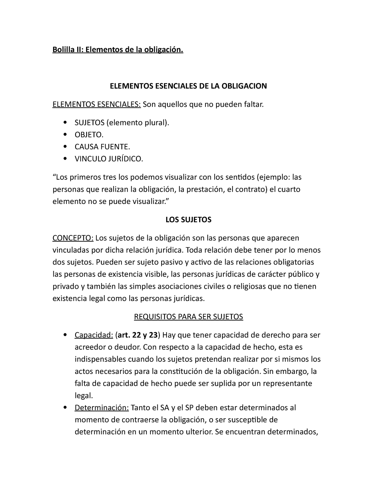 Obligaciones Derecho Privado Ii Unc Studocu