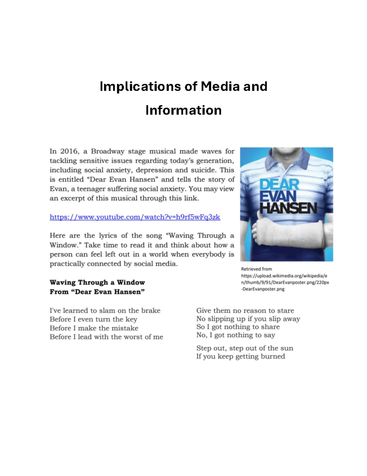1 Implications of Media and Information - Media Information ...