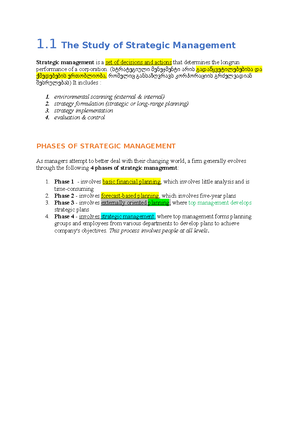 Strat Management chapter 3 social responsibility ethics - 3 Social ...