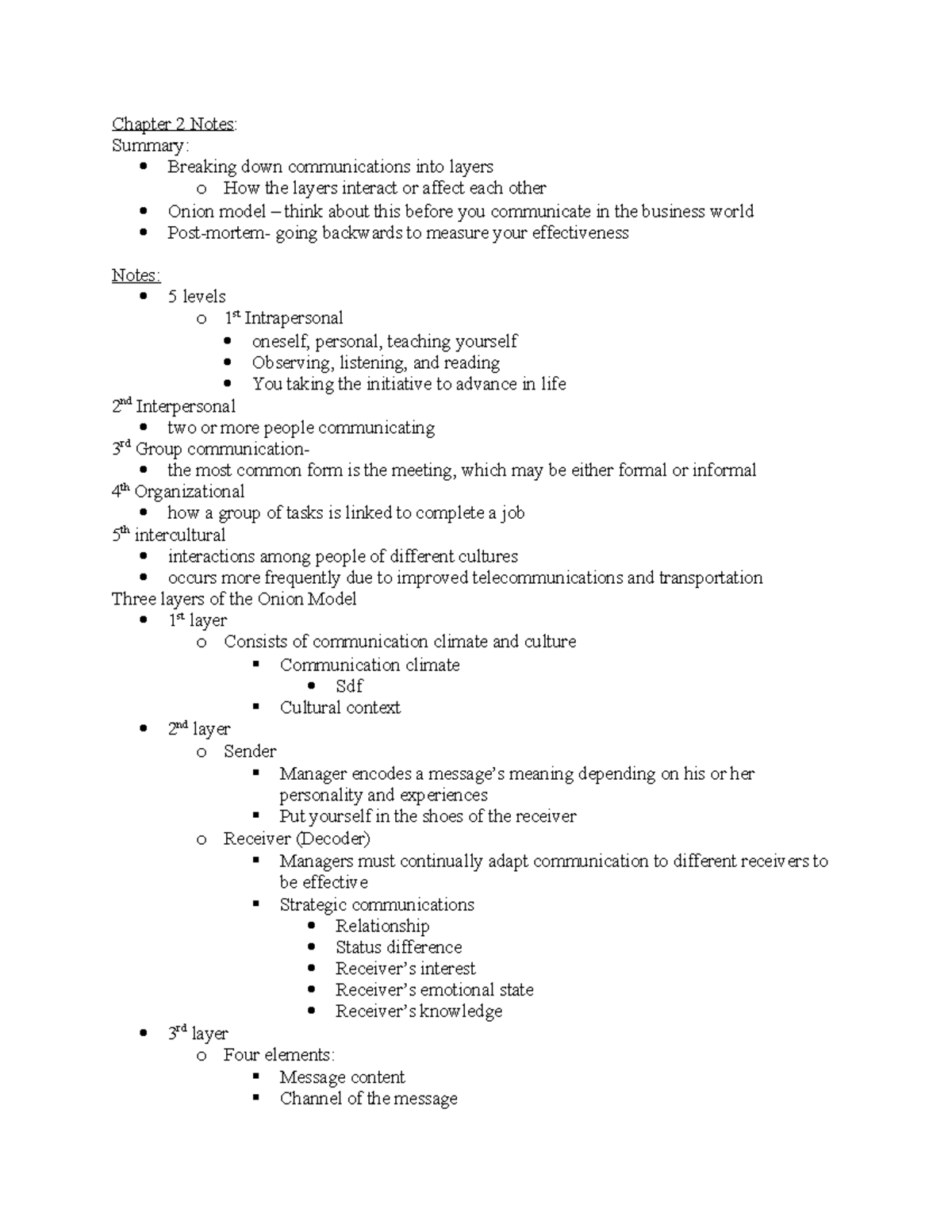 Chapter 2 Notes - Professor Davis - Chapter 2 Notes: Summary: Breaking ...