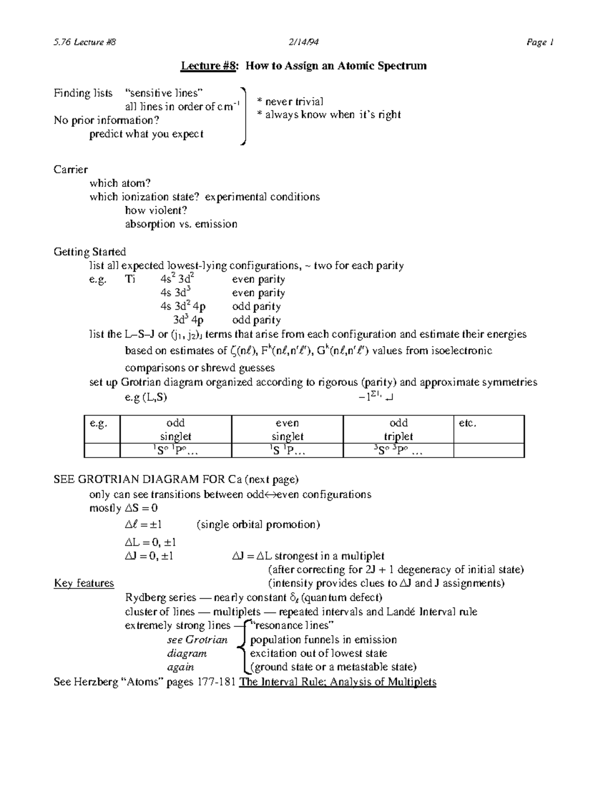 Lec8 - lecture 8 notes with formulas and math examples of Molecular ...
