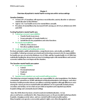 Mental Health Book Review- Test 1 - MULTIPLE CHOICE QUESTIONS Chapter 1 ...