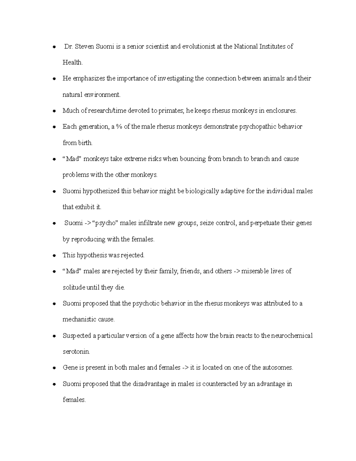 Psycho monkeys - Important notes gathered from lessons; critical to ...