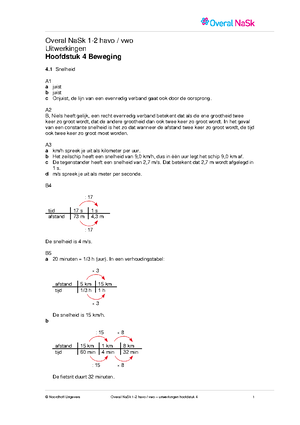 Natuurkunde Vwo 3 Hoofdstuk 3 Antwoorden - Overal Natuurkunde 3 V ...