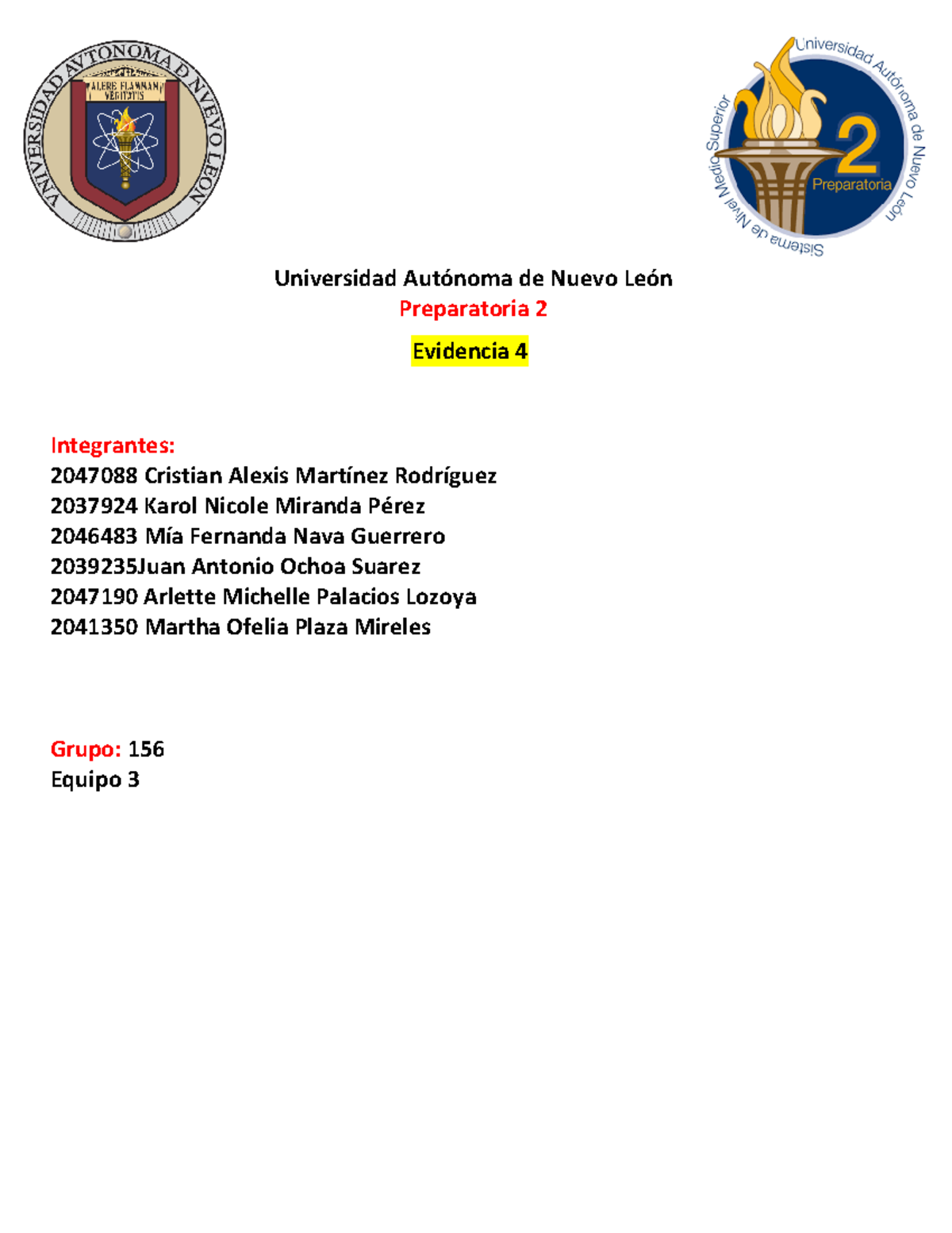 Evidencia Etapa 4-Equipo 3 - Universidad Autónoma de Nuevo León ...