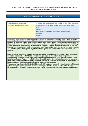 LLH201 Assessment Item 2 Template for Research Task(1) - LLH201 Legal ...