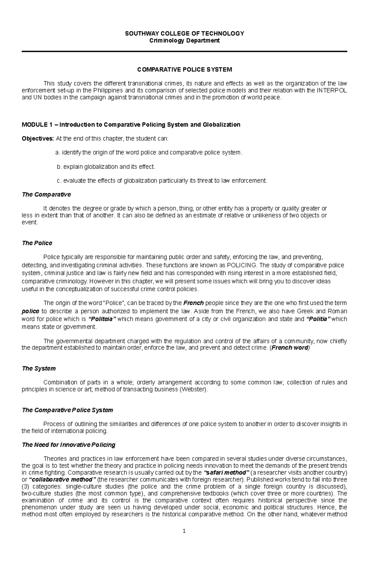 comparative-lecture-notes-6-southway-college-of-technology