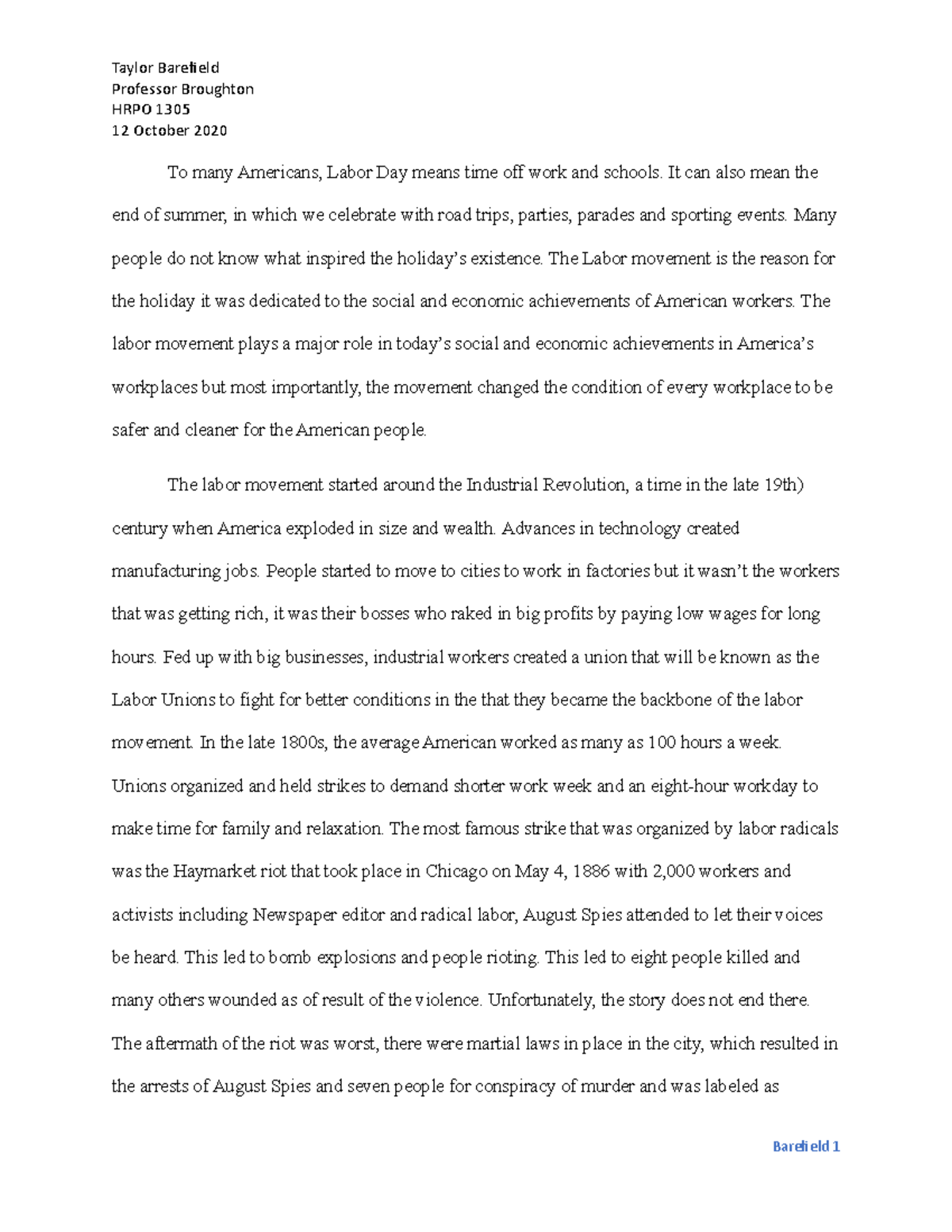 essay-1-u-s-labor-movement-hrpo-130512-october-2020-to-many