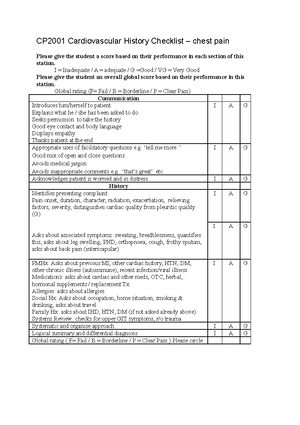 Cranial nerves checklist - Leicester Medical School Cranial Nerves ...