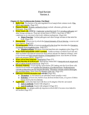 Chapter 16 Notes - Chapter 16 : Sensory, Motor and Integrative Systems ...