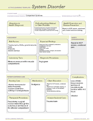 Rhabdomyolysis - Rhabdo - ACTIVE LEARNING TEMPLATES THERAPEUTIC ...