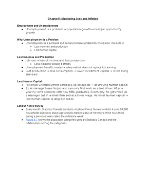 Macroeconomics Chapter 8 - Chapter 8: Money, The Price Level, and ...
