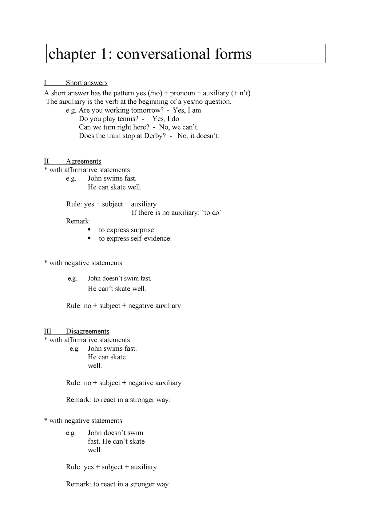 1-conversational-forms-i-short-answers-a-short-answer-has-the