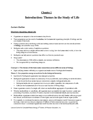 Chapter-1-Outline - notes - Chapter 1 Introduction: Themes in the Study ...