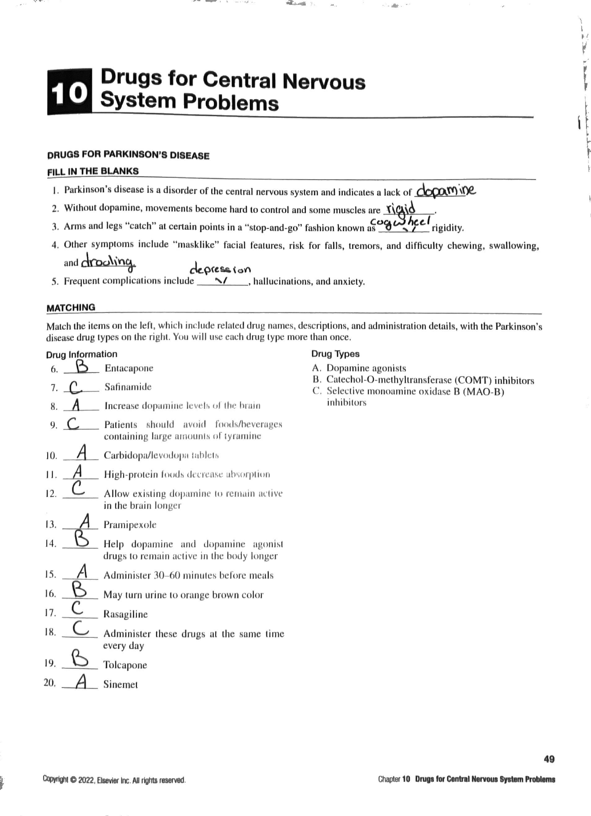 Pharm Ch 10 - Study Guide - PHARM - 1 - Studocu