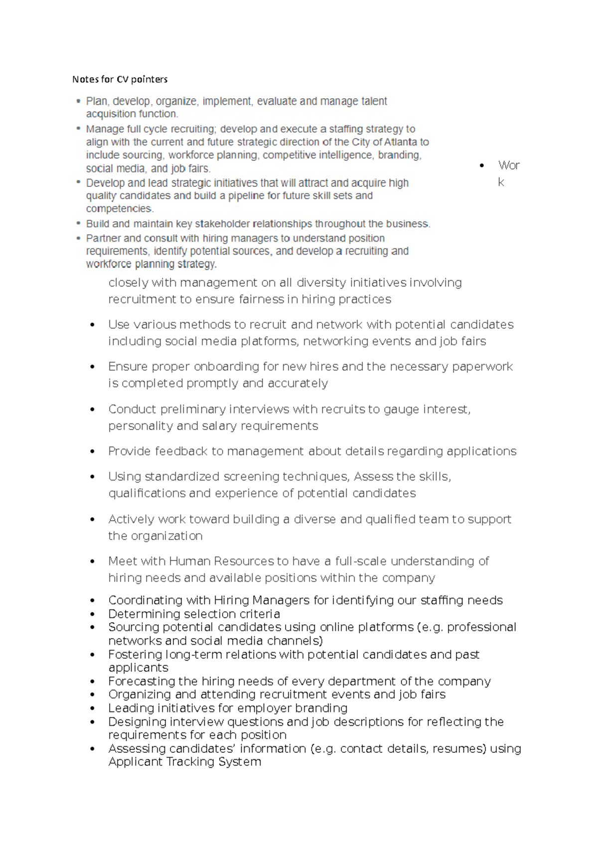 Notes for CV pointers - professional networks and social media channels ...