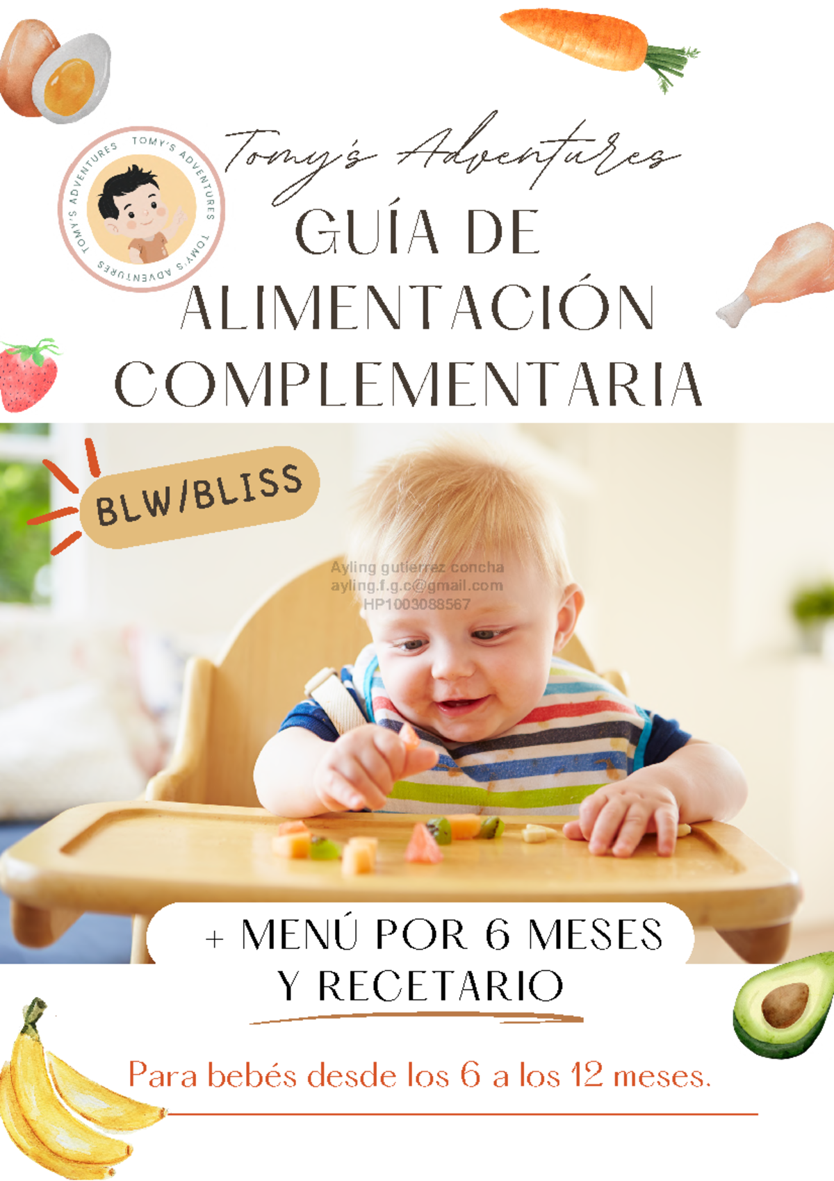 GU%C3%8DA+DE+ Alimentaci%C3%93N+ Complementaria+TOMY'S+ Adventures ...