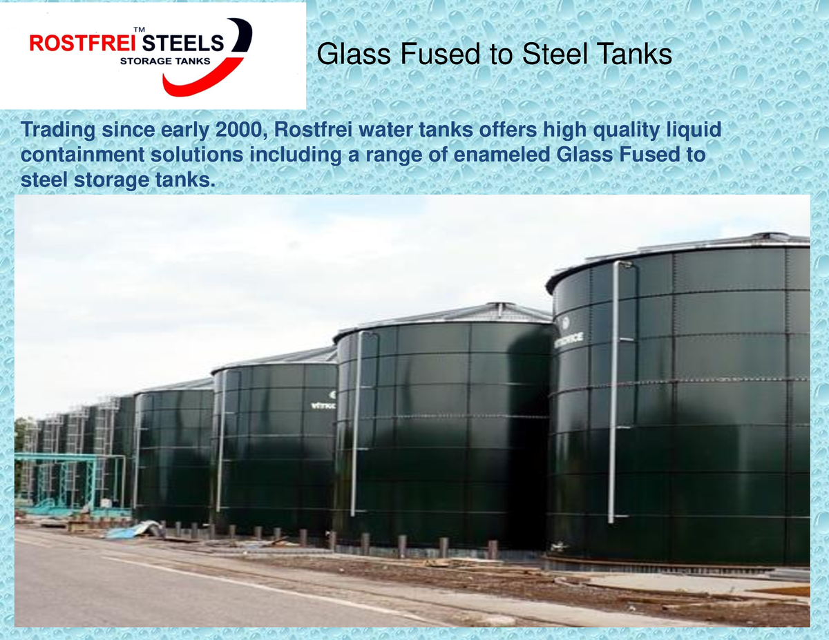 High-quality Glass-Fused-To-Steel Tank