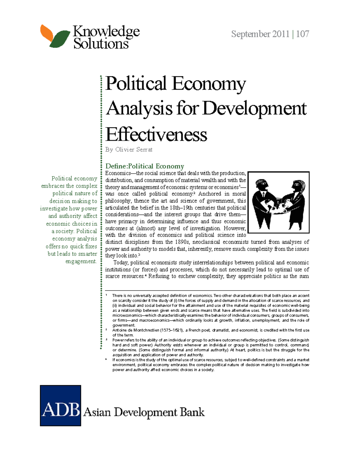 14. Political Economy Analysis for Development Effectiveness author ...