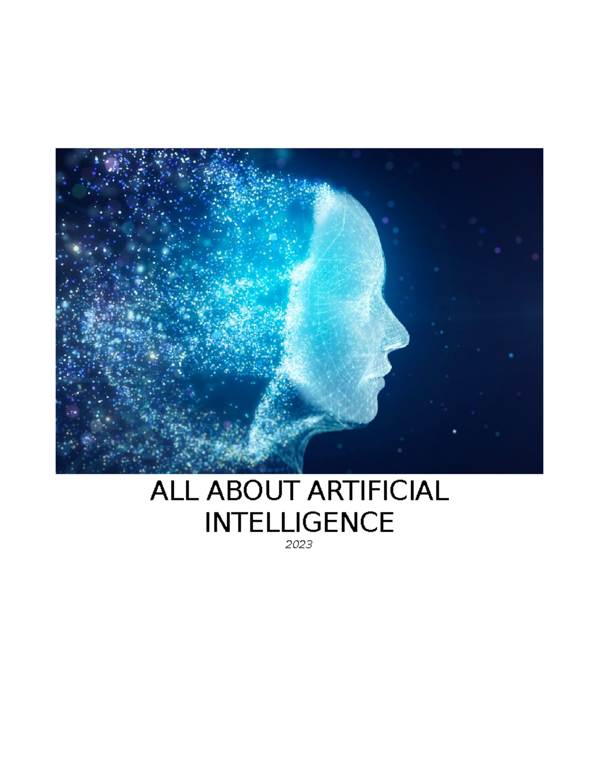 All About Artificial Intelligence - ALL ABOUT ARTIFICIAL INTELLIGENCE ...