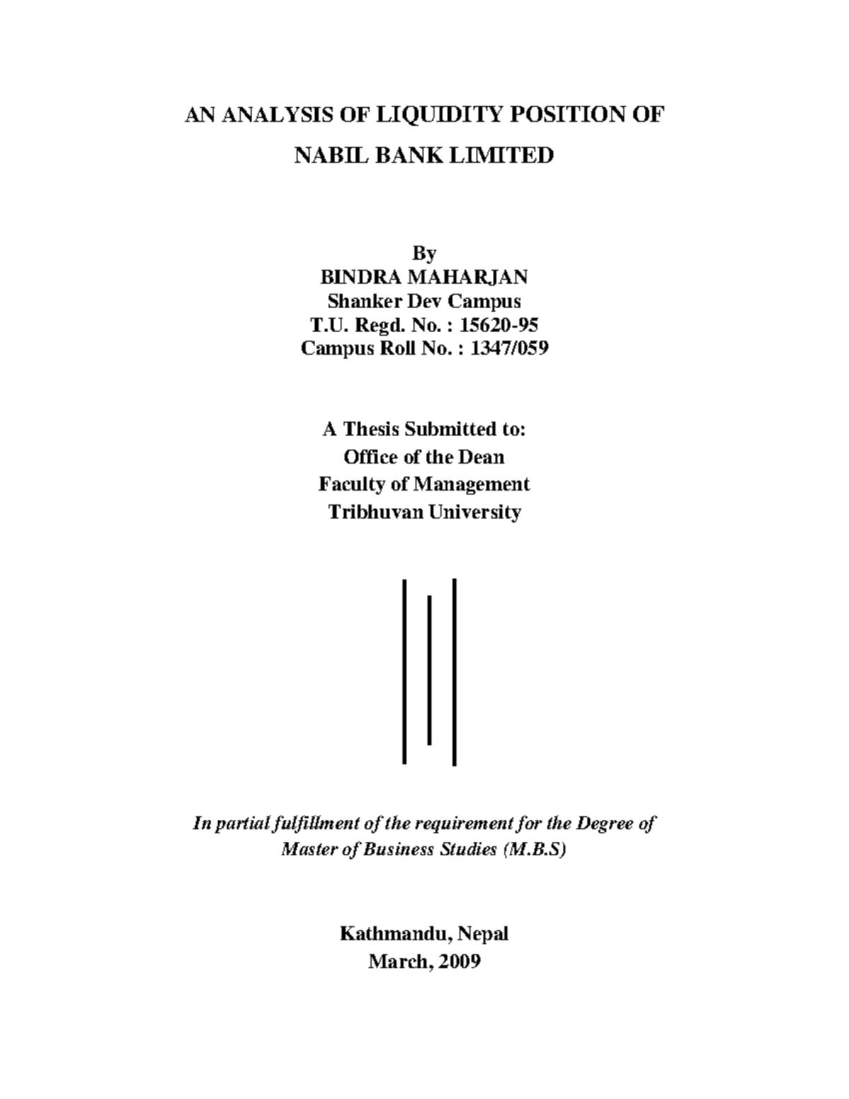 literature review of nabil bank