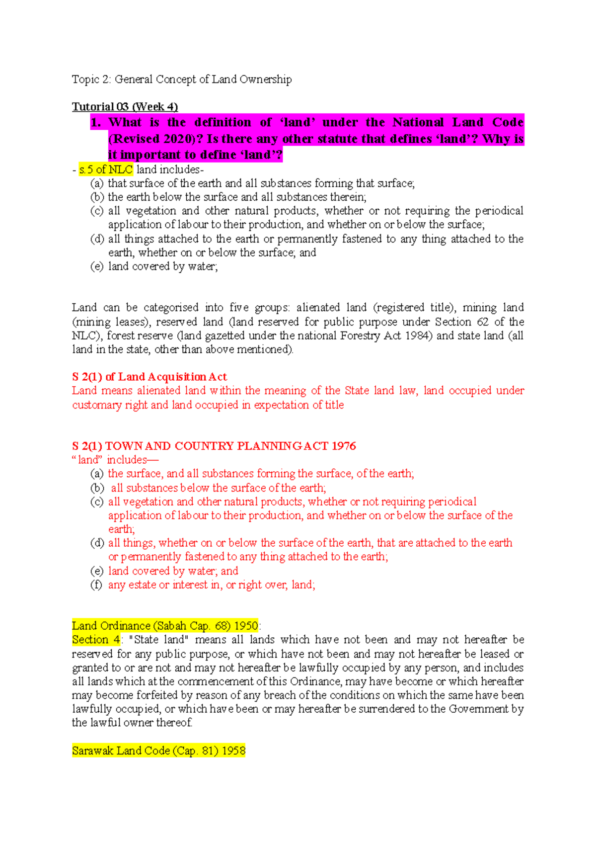 land-law-tutorial-3-topic-2-general-concept-of-land-ownership