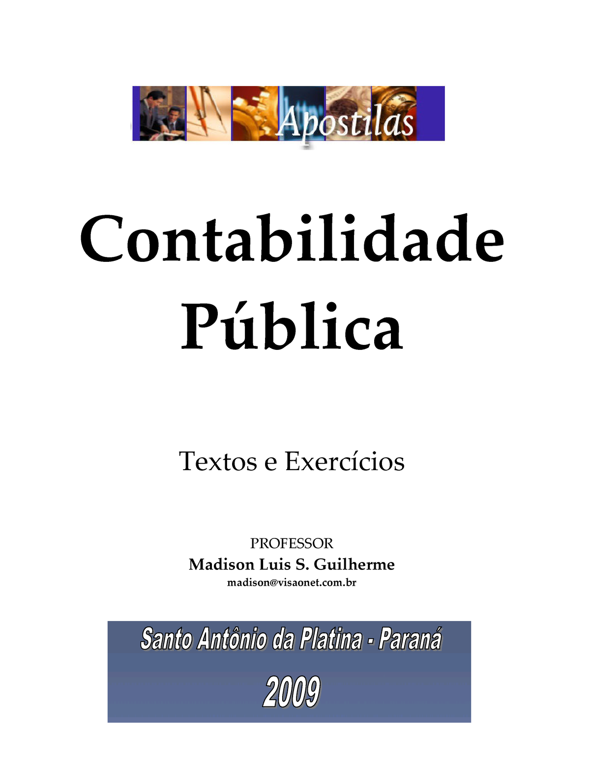 35361597 Contabilidade Publica Contabilidade Pública Textos E Exercícios Professor Madison 1240