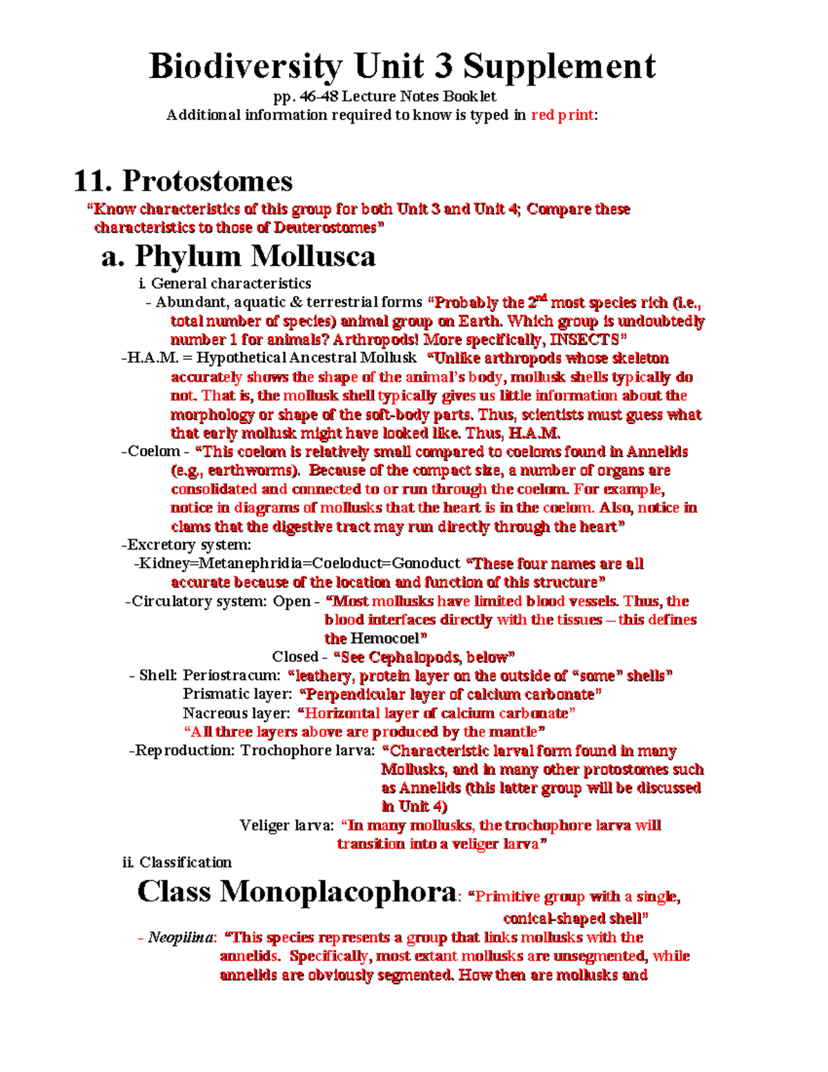 Unit+3+Supplemental+Lecture+Notes - Biodiversity Unit 3 Supplement pp ...