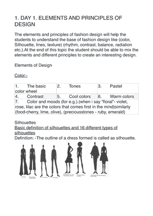 Fashion Design Principles, Elements & Examples - Lesson