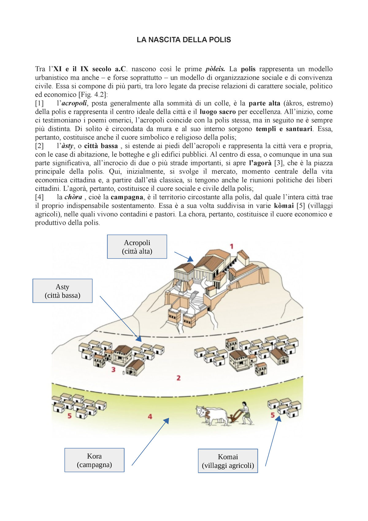 Nascita Polis - LA NASCITA DELLA POLIS Tra L’XI E Il IX Secolo A ...