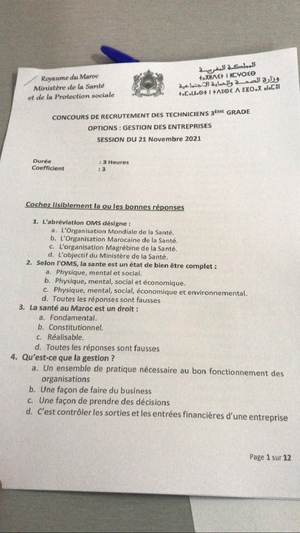 QCM Controle De Gestion - Choisir La Ou Les Bonnes Réponses Pour ...