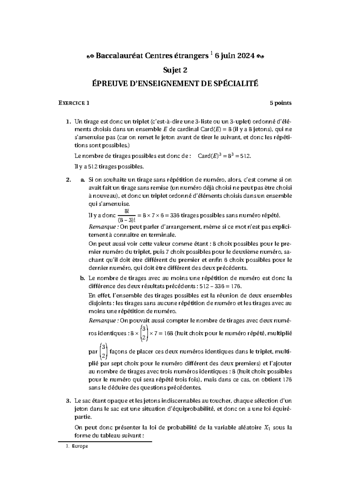 Sujet Bac De Francais Centre Etranger 2024