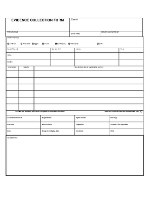 Evidence Gathering Form Example 131a - Recognition of Prior Informal ...