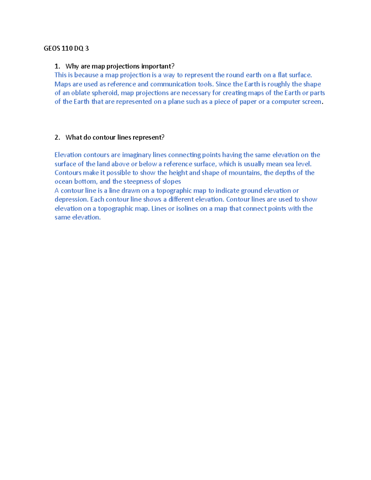 GEOS 110 DQ 3 Assignment GEOS - Thumb 1200 1553