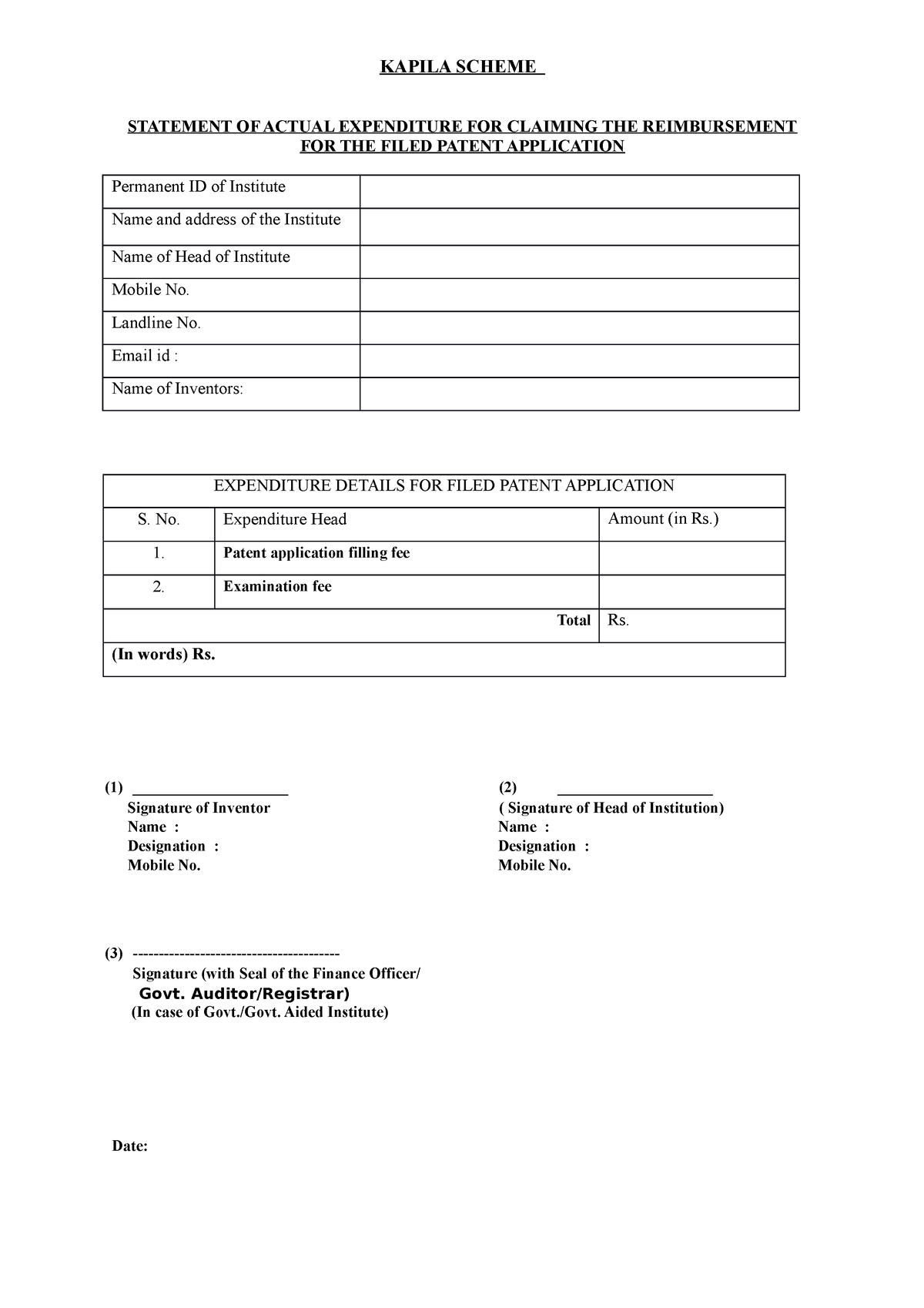 Statement Of Expenditure - Mechanical Engineering - Studocu