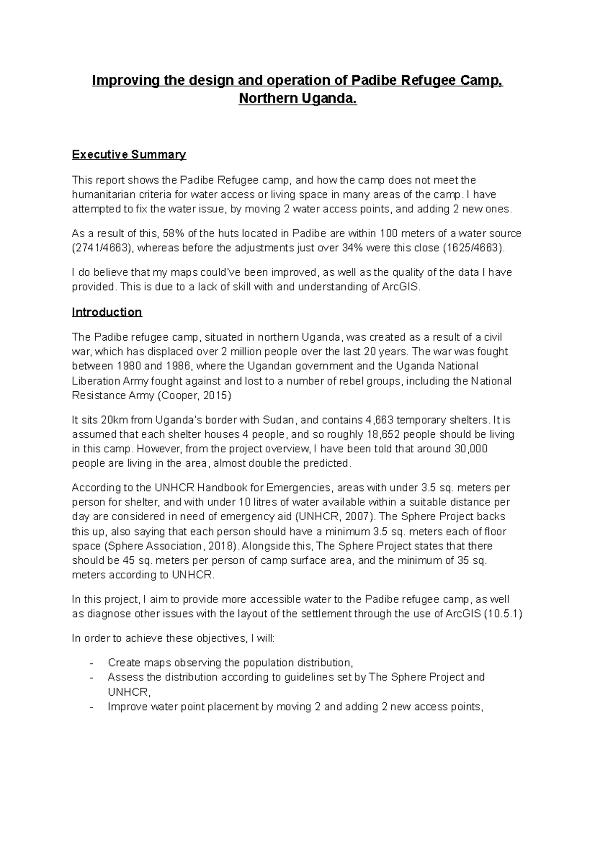 Padibe Report - Grade: 55% - Improving the design and operation of ...