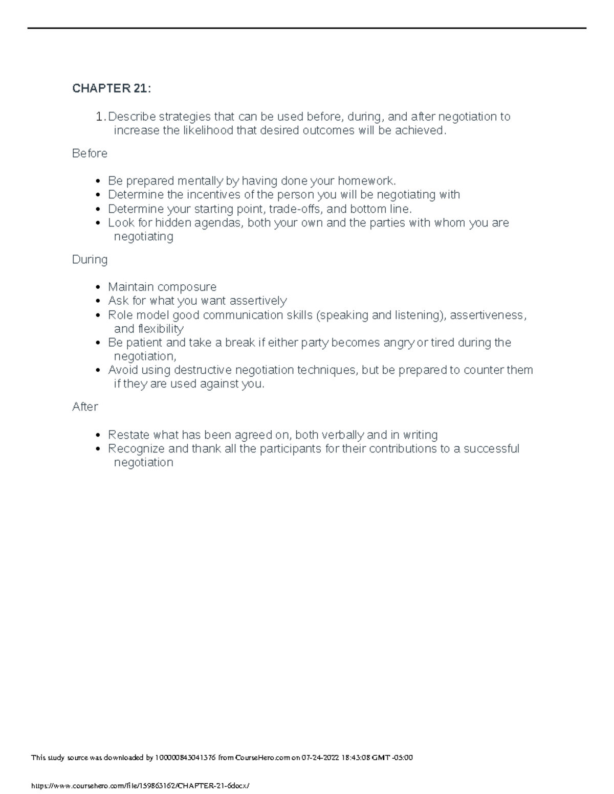 Chapter 21 6 - Nursing Discussion - CHAPTER 21: 1 Strategies That Can ...