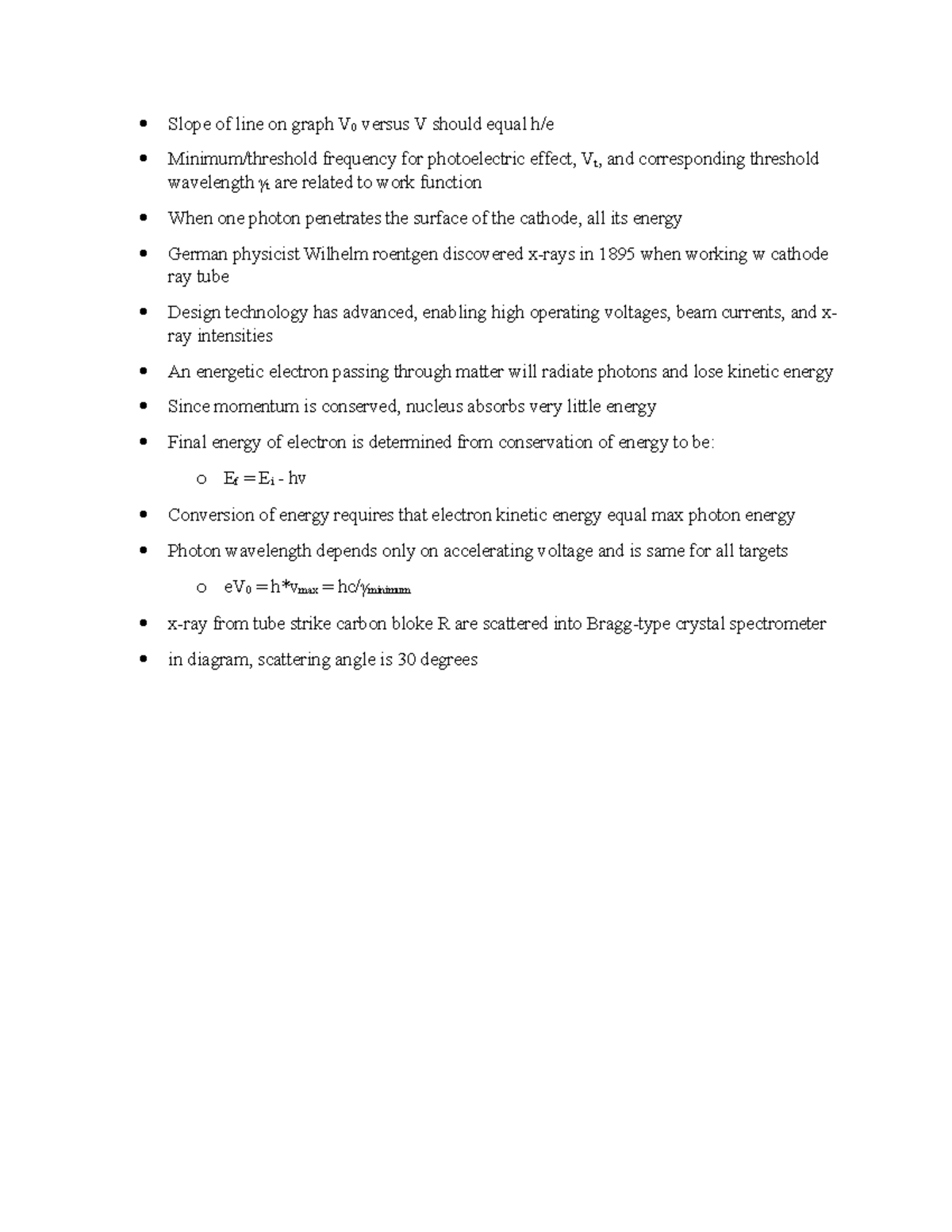 phy3101-notes-3-slope-of-line-on-graph-v-0-versus-v-should-equal-h-e