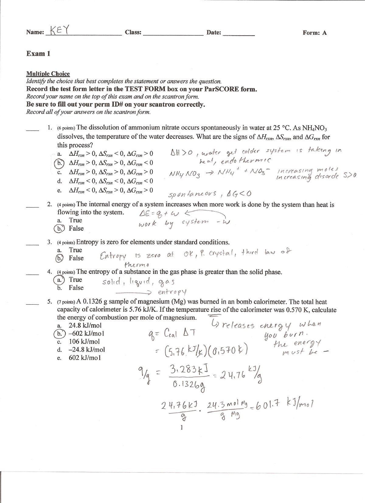 Chem 1B Quiz Worked Out - CHEM1B - Studocu