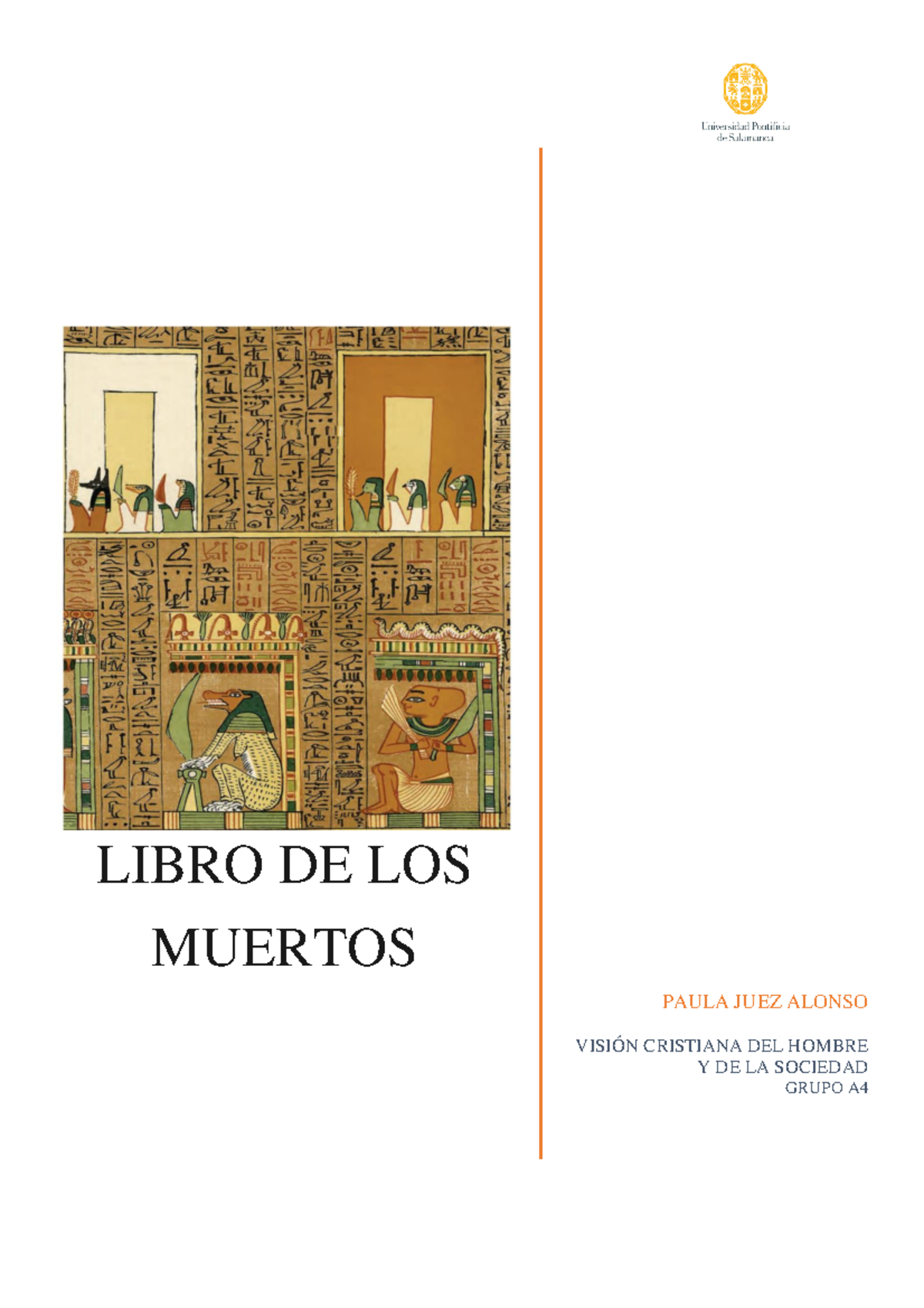 EL Libro DE LOS Muertos - LIBRO DE LOS MUERTOS PAULA JUEZ ALONSO VISIÓN ...