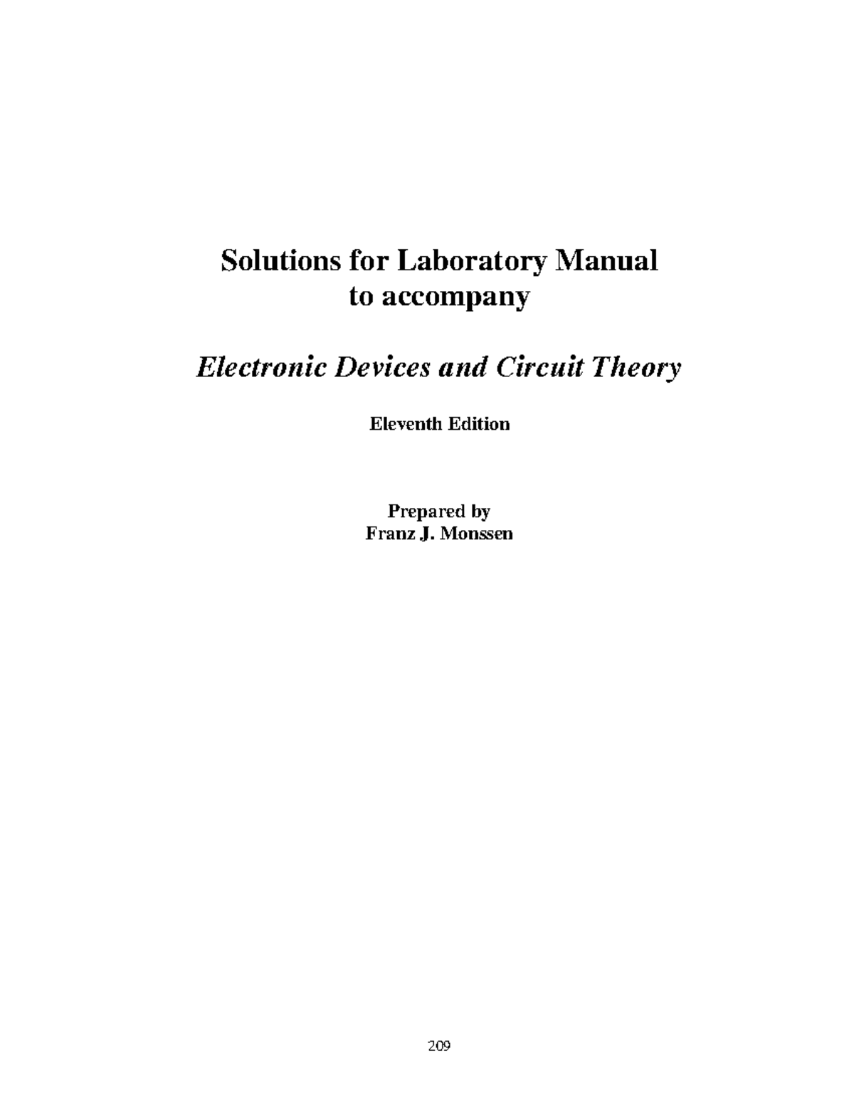 IM Sample 02 Solutions for Laboratory Manual to Electronic