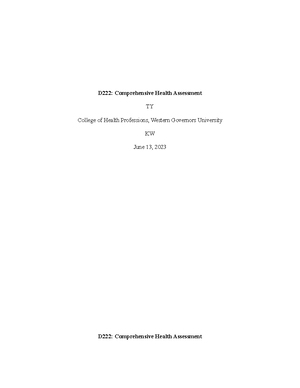 D221 Article - Task1 - Financial Impact Of Surgical Site Infections On 