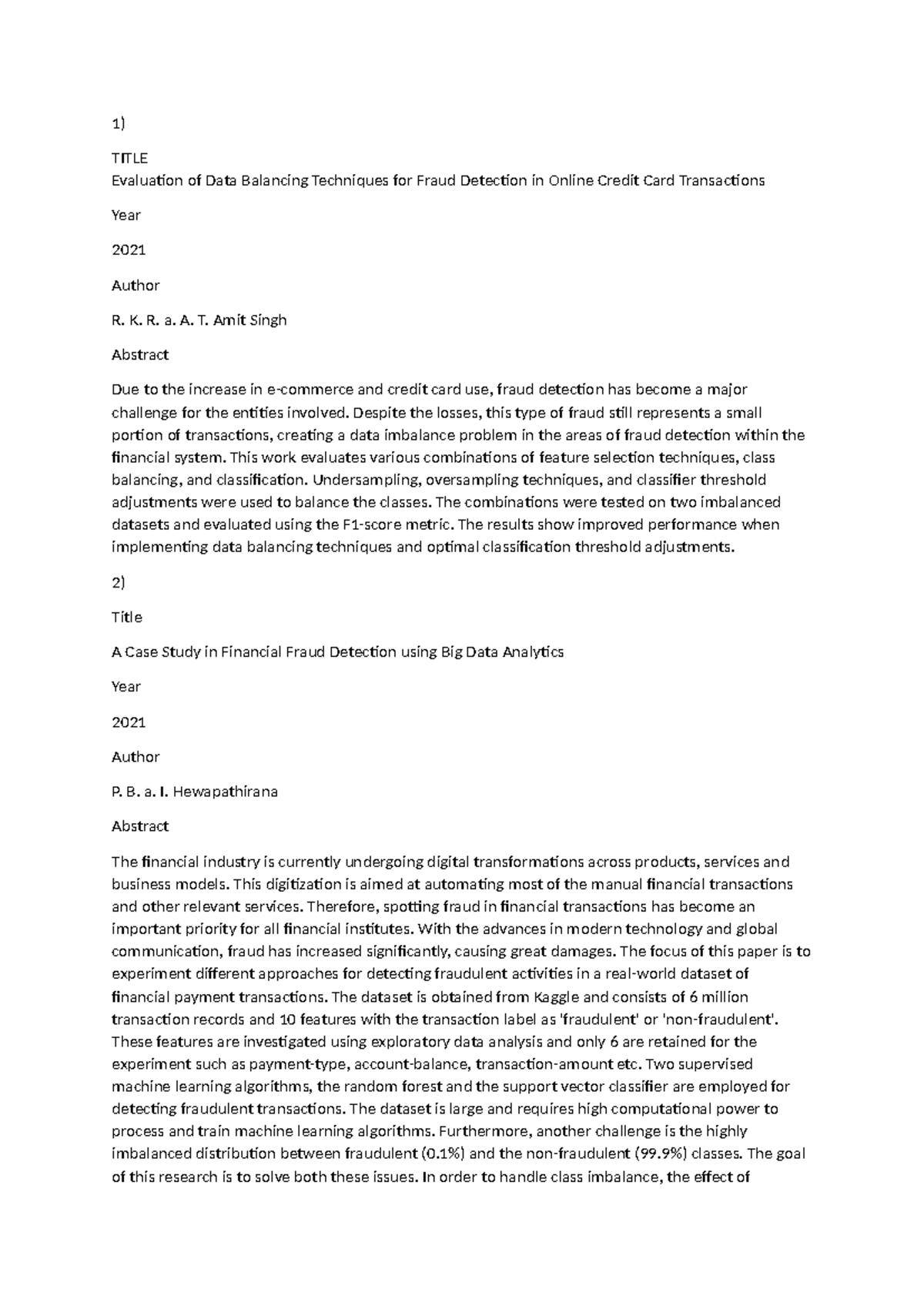 Papers - .jkdbnchldsbvoashbgiuvarshngiua - 1) TITLE Evaluation of Data ...