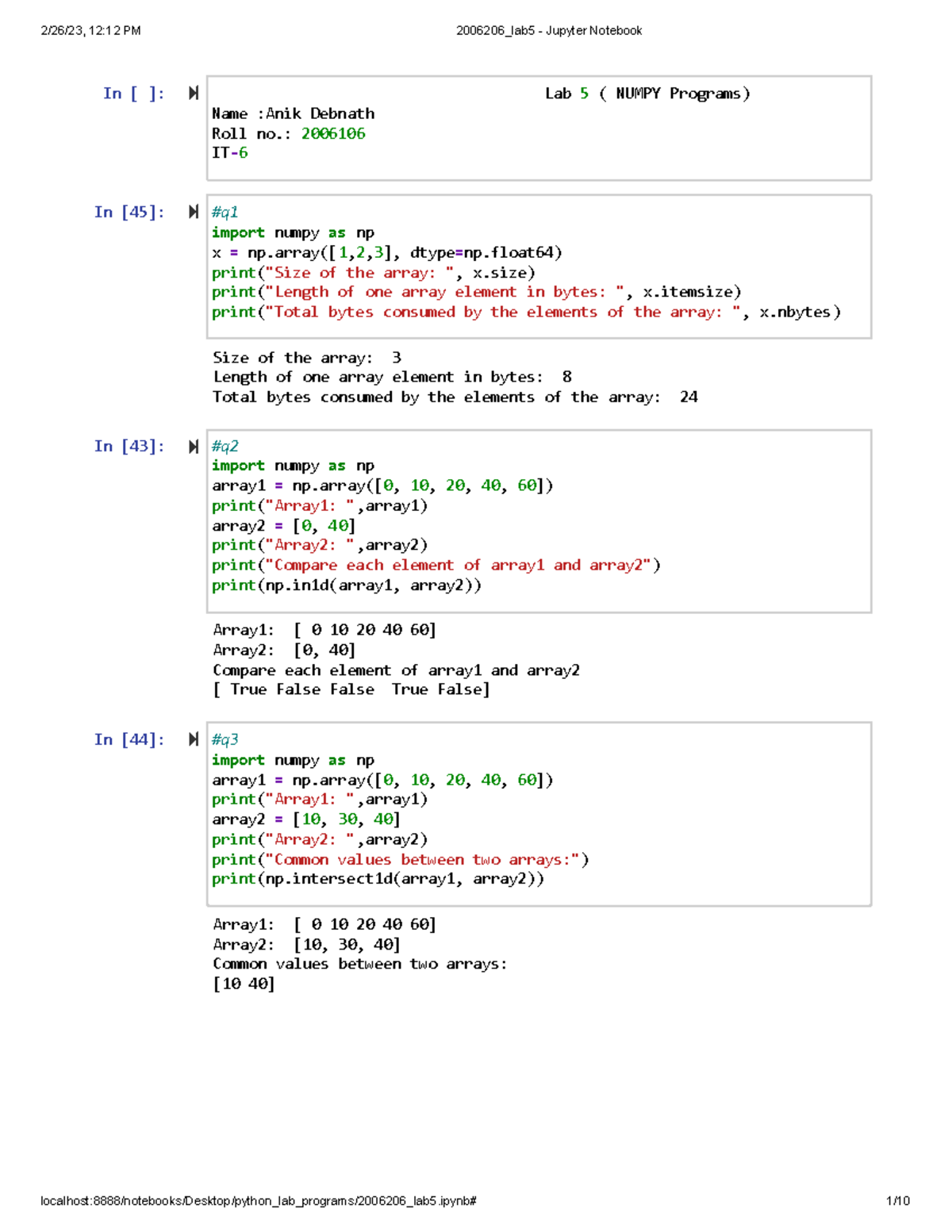 2006 106 lab5 - Jupyter Notebook - In [ ]: In [45]: In [43]: In [44 ...