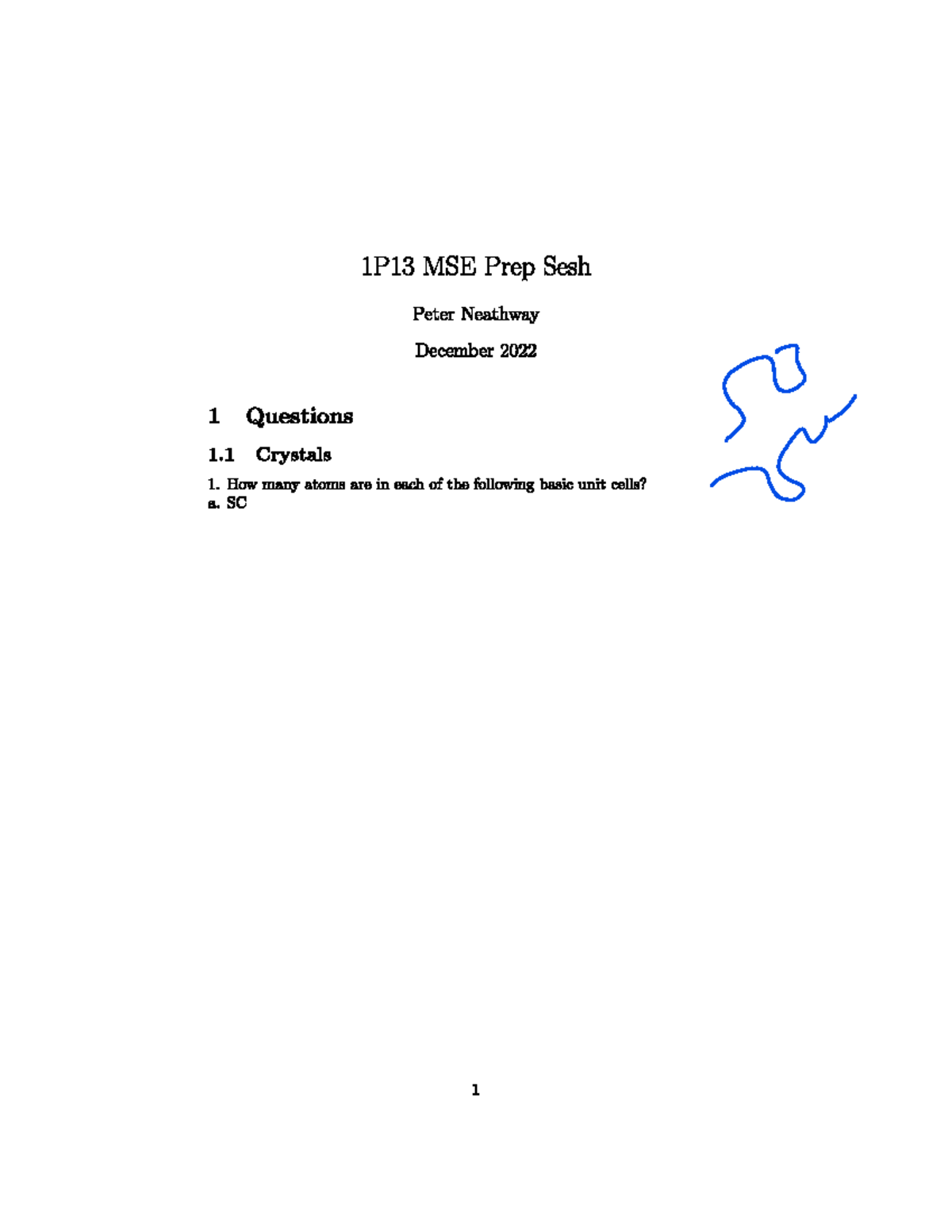 Prep Sesh Annotated - Prep session notes - Engineer 1P03 - Studocu