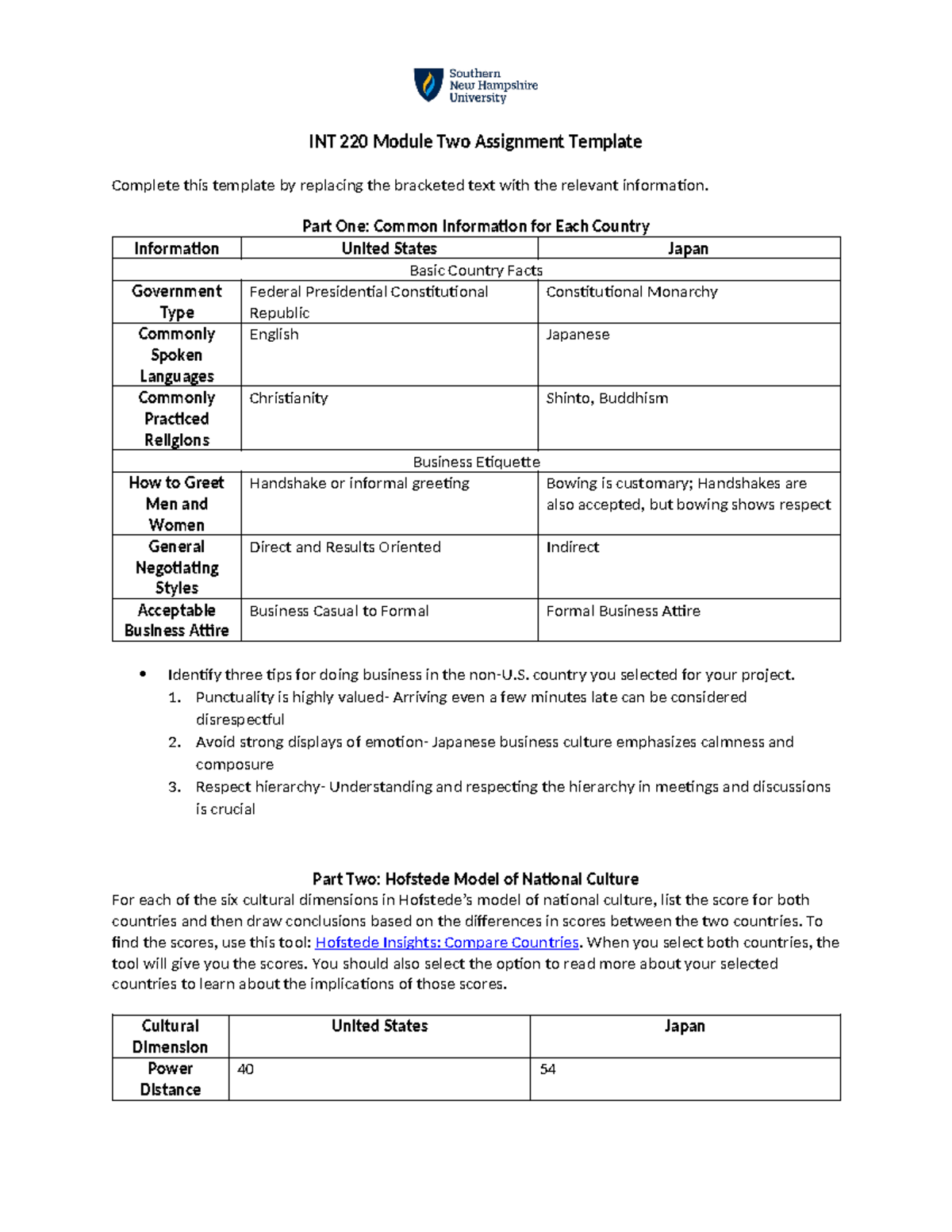 INT 220 Module two - INT 220 Module Two Assignment Template Complete ...